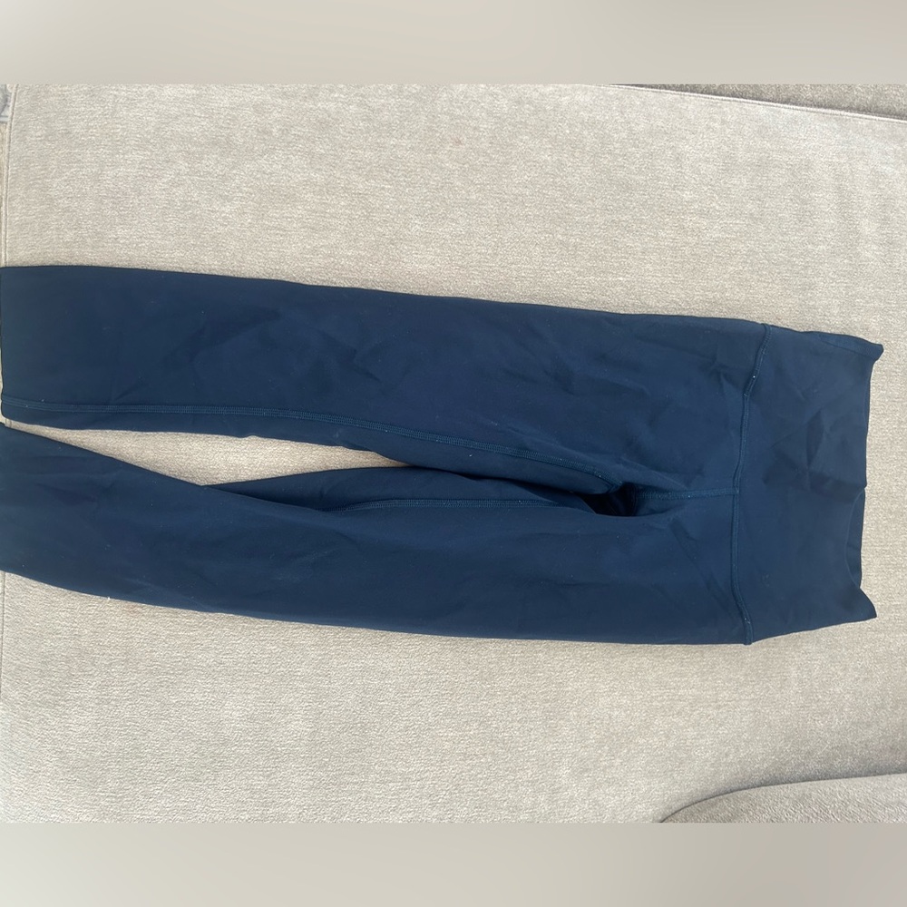 lululemon athletica Navy Blue Wunder Under Luxtreme Leggings (25 inch inseam)